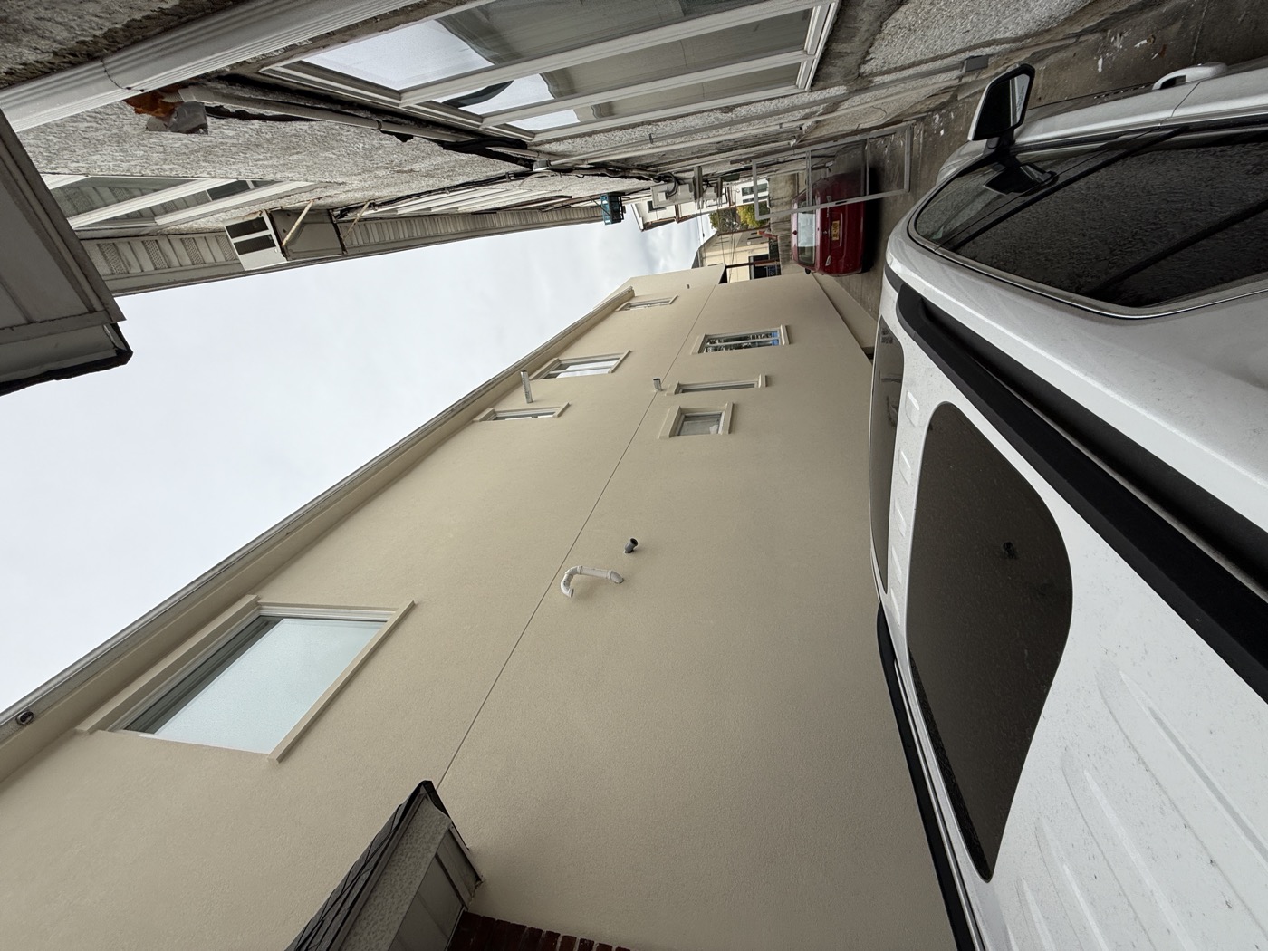 Building before EIFS Brooklyn